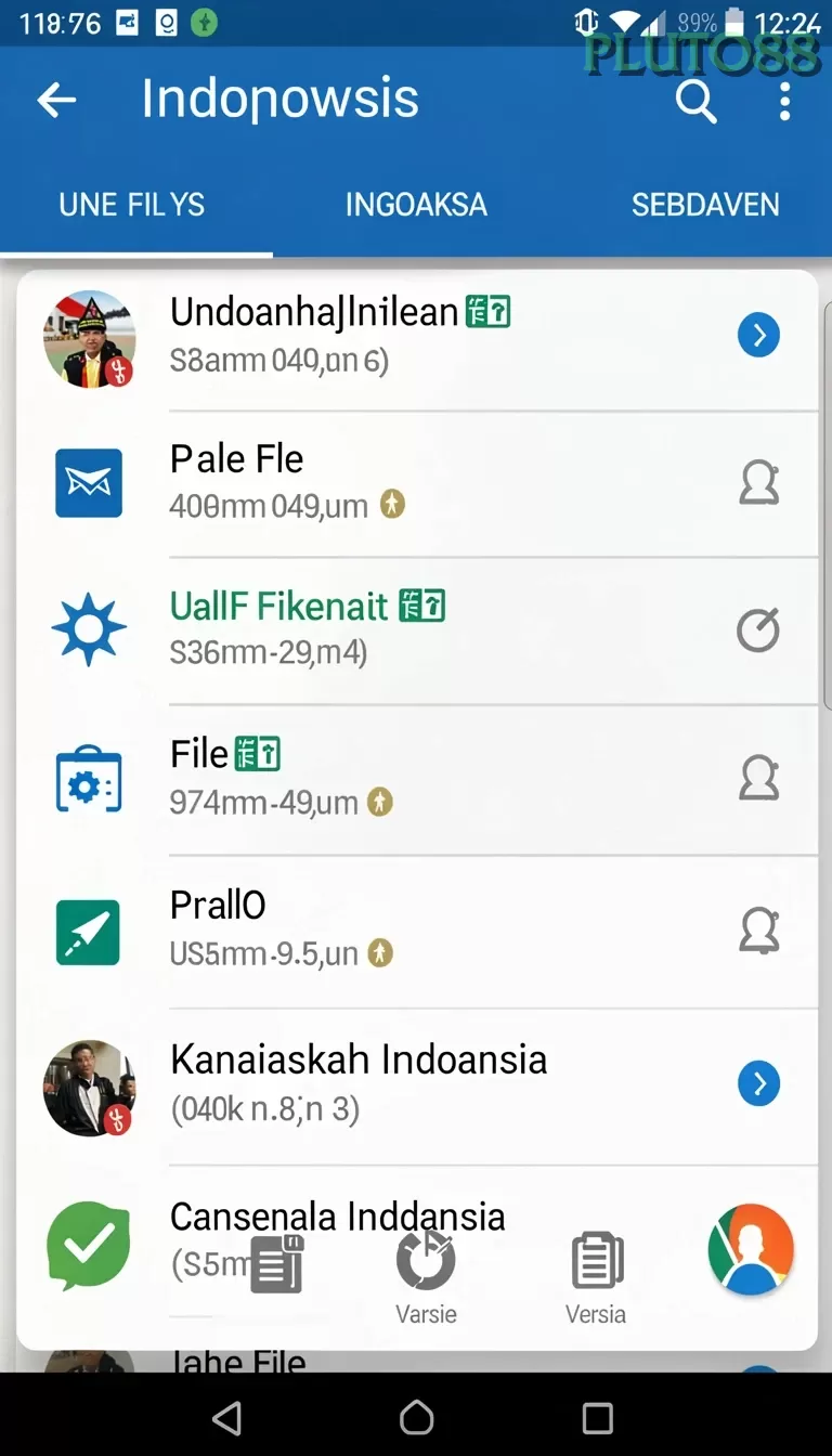 Cuplikan layar RAWONTOTO — menu navigasi